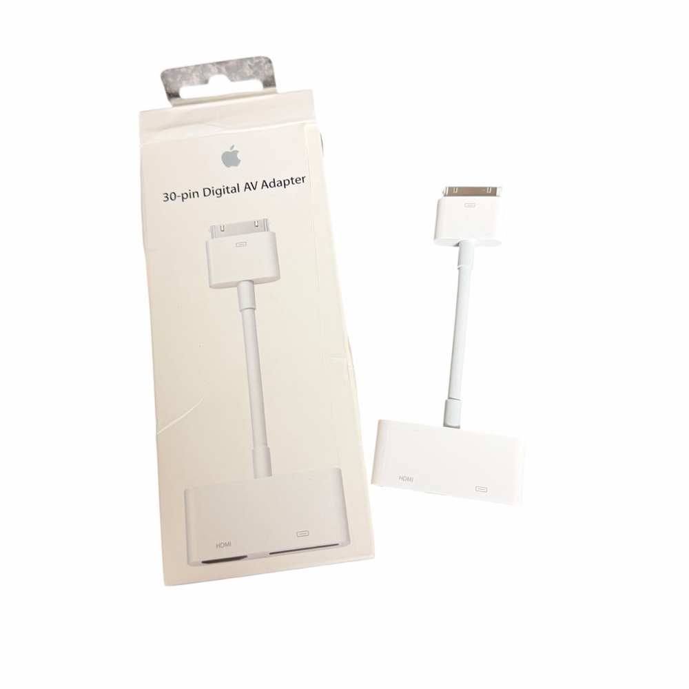 Apple 30-pin Digital AV Adapter HDMI iPhone 4 4S iPad 2 MD098ZM/A A1422 White